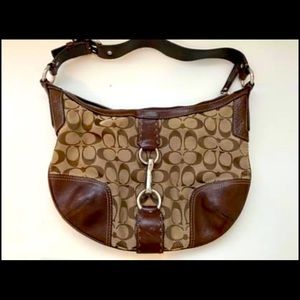 Brown Coach Shoulder Bag